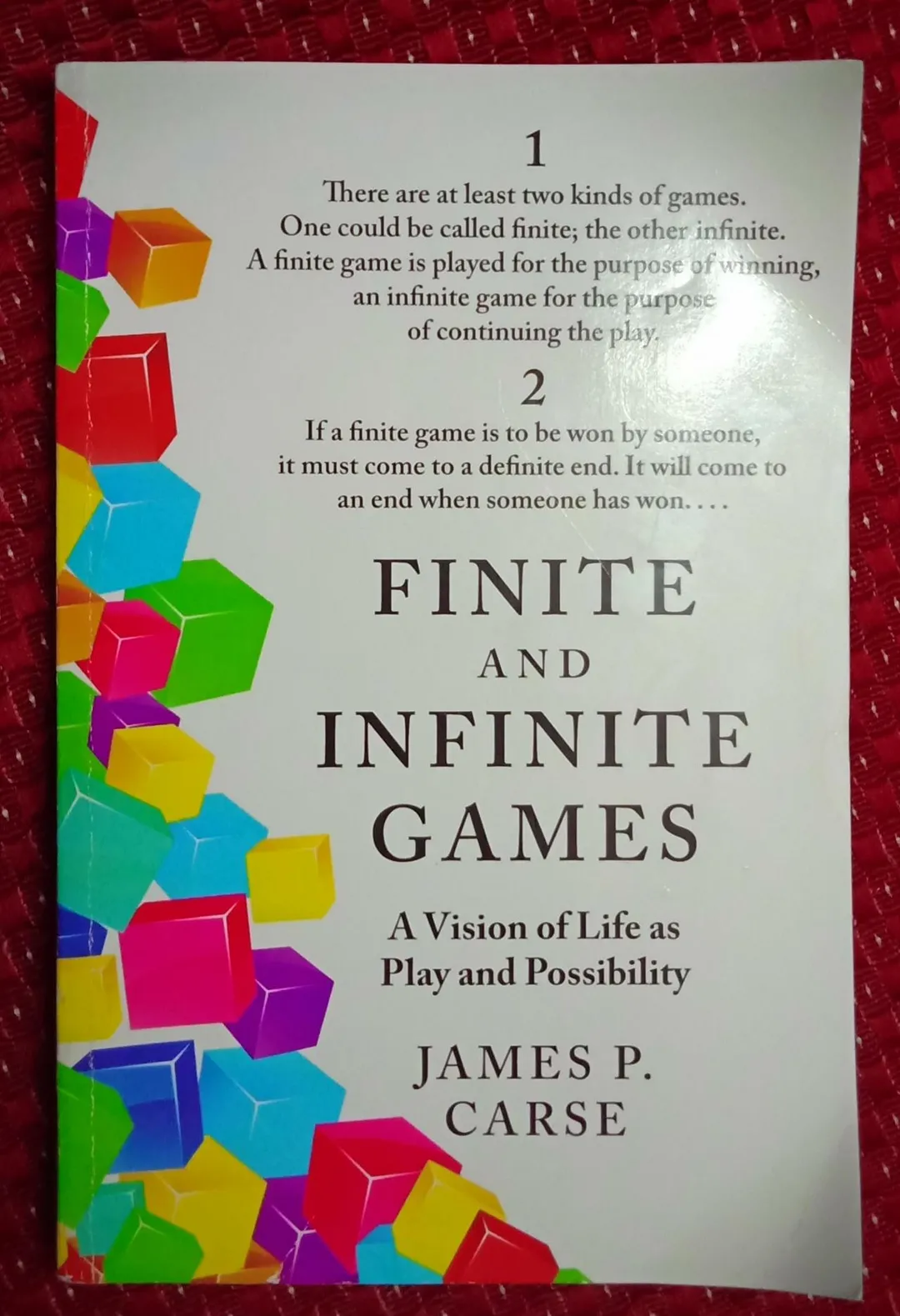 Cover of Finite and Infinite Games