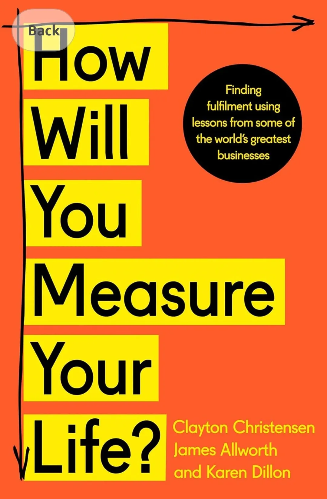 Cover of How Will You Measure Your Life?