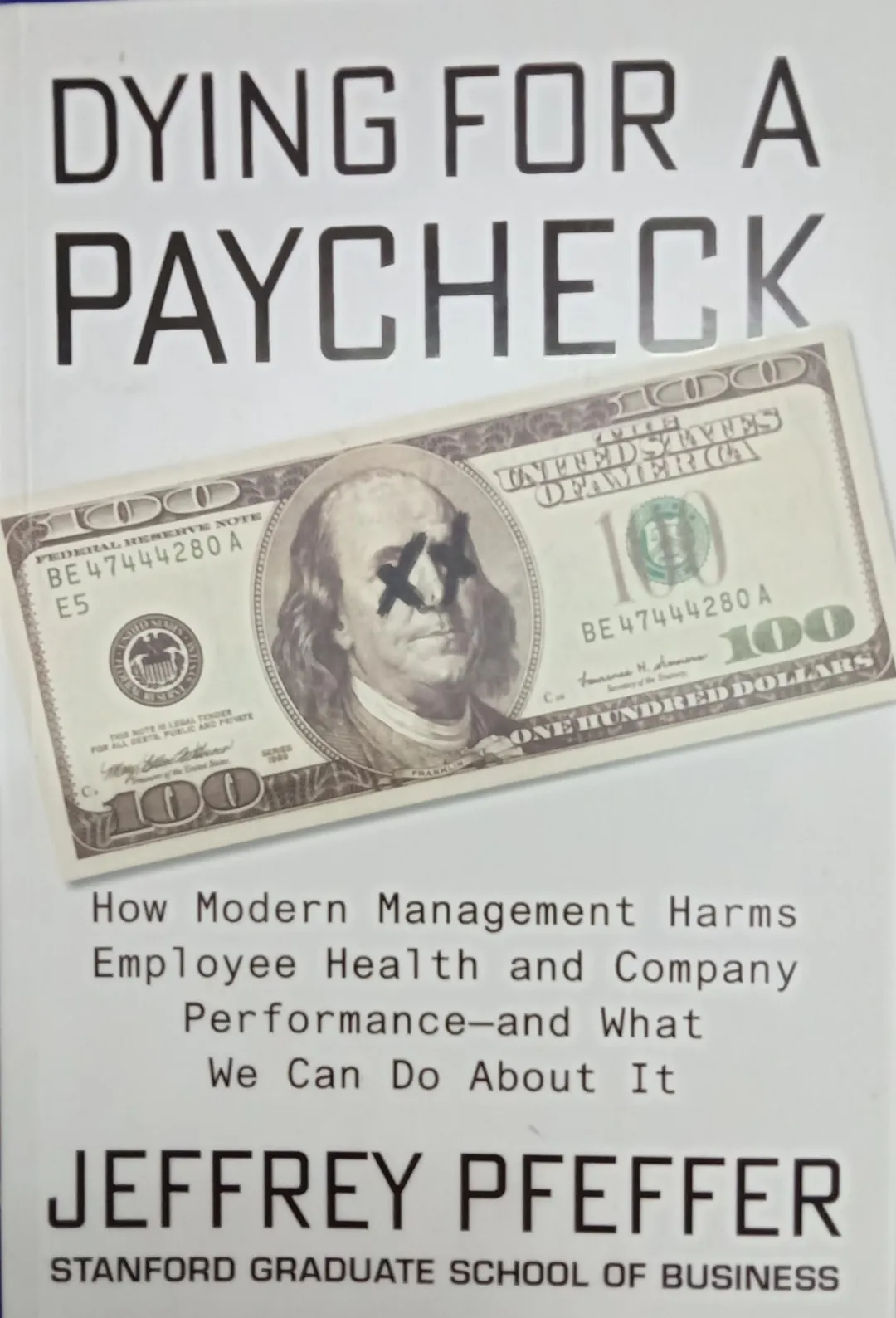 Cover of Dying For A Paycheck